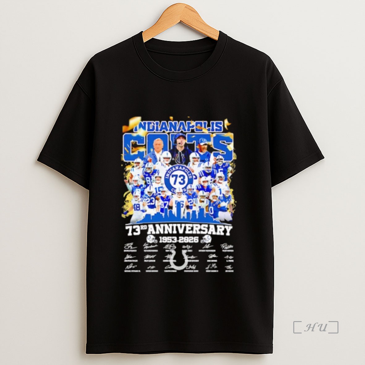Officials Indianapolis Colts 73rd Anniversary 1953 2026 Signatures Premium Shirt Sweatshirt Tee