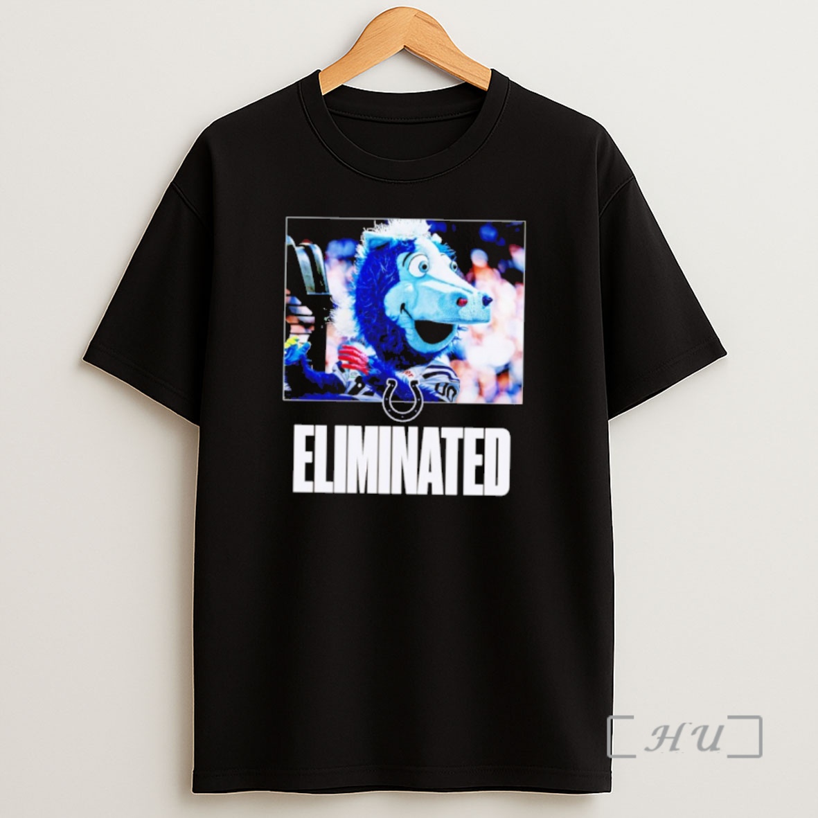 Officials Indianapolis Colts Eliminated Mascot Shirt Sweatshirt Tee