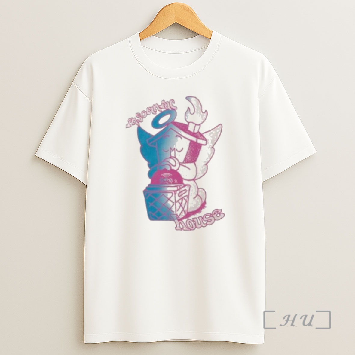 Officials Insomniac House Angel Circle White Premium Shirt Sweatshirt Tee