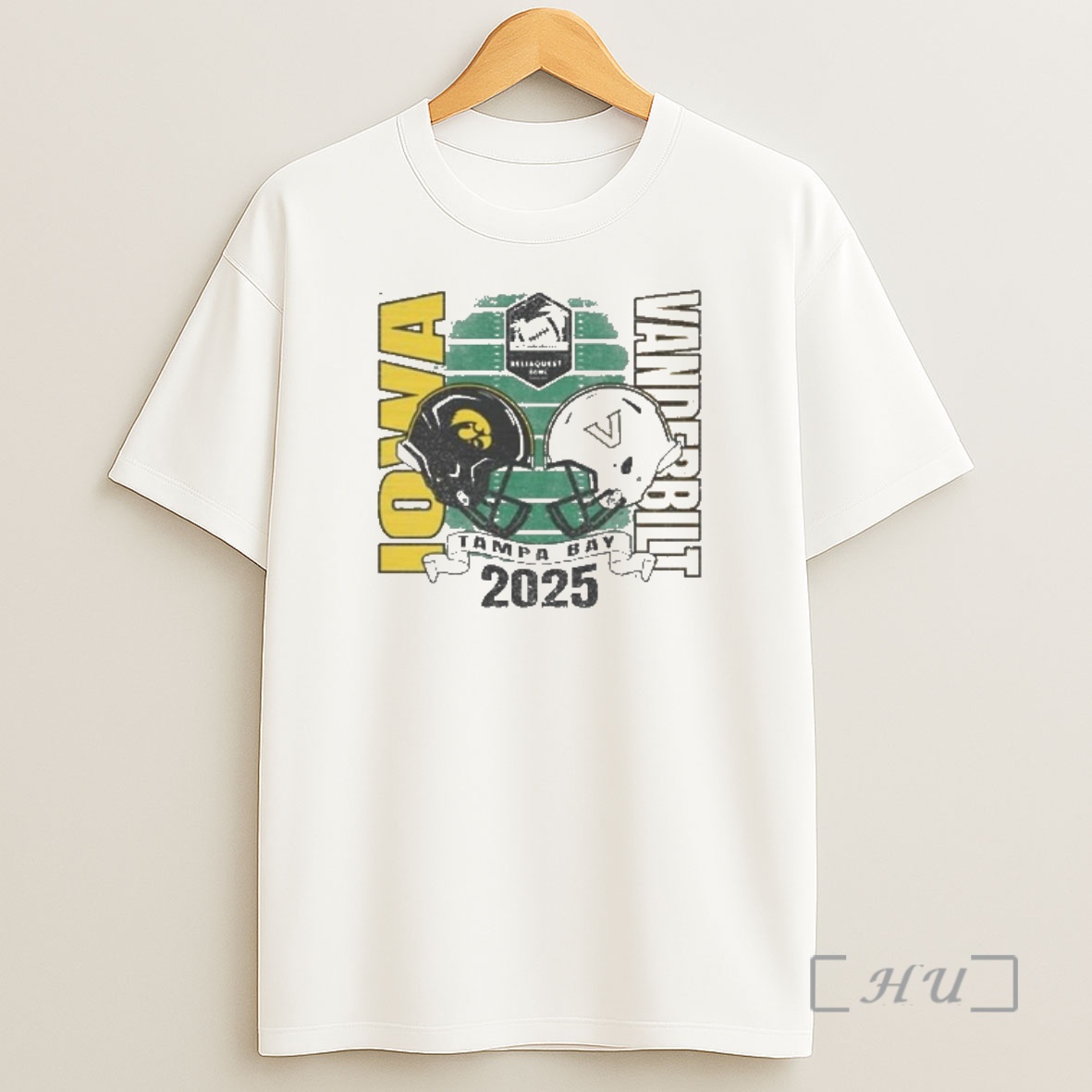 Officials Iowa Hawkeyes Vs Vanderbilt Commodores 2025 Reliaquest Bowl Tampa Bay Helmet Shirt Sweatshirt Tee