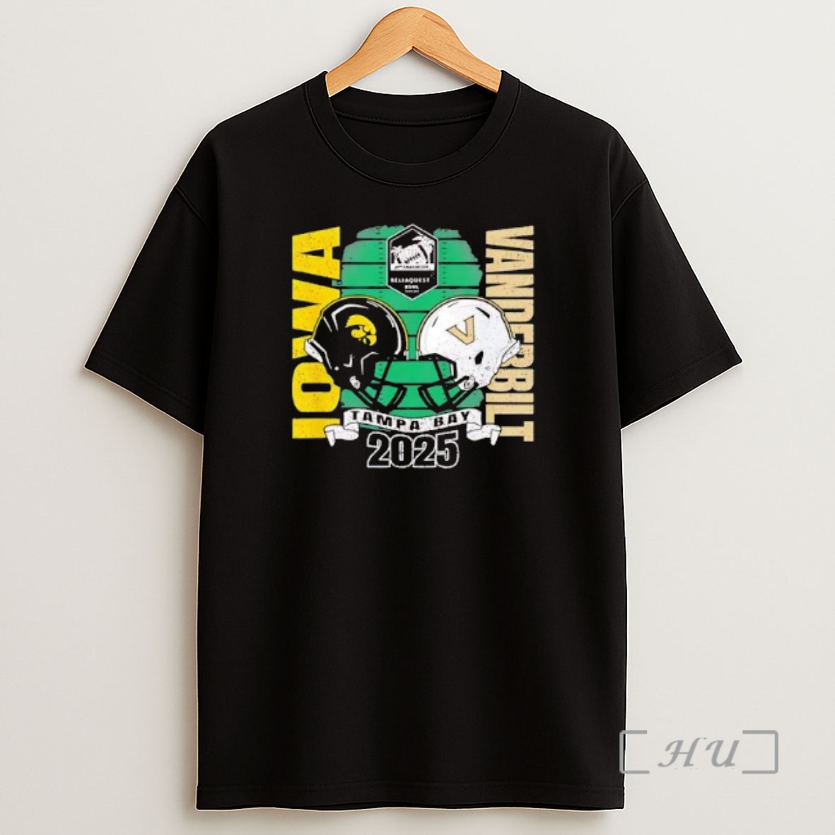 Officials Iowa Hawkeyes Face To Face Vanderbilt Commodores Reliaquest Bowl Tampa Bay 2025 Shirt Sweatshirt Tee