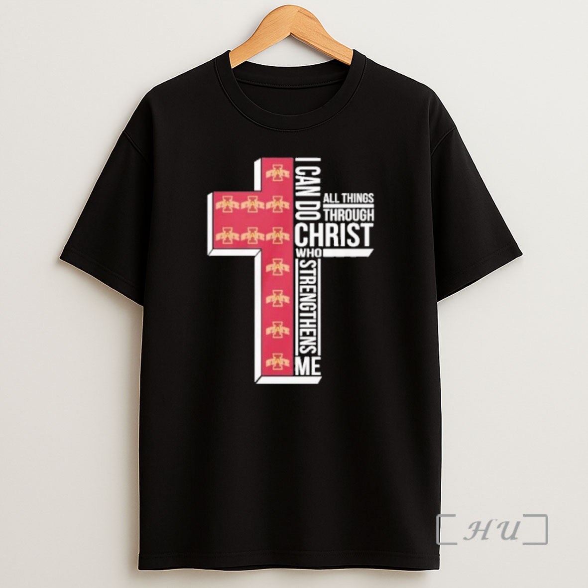 Officials Iowa State Basketball Logo I Can Do All Things Through Christ Who Strengthens Me Shirt Sweatshirt Tee