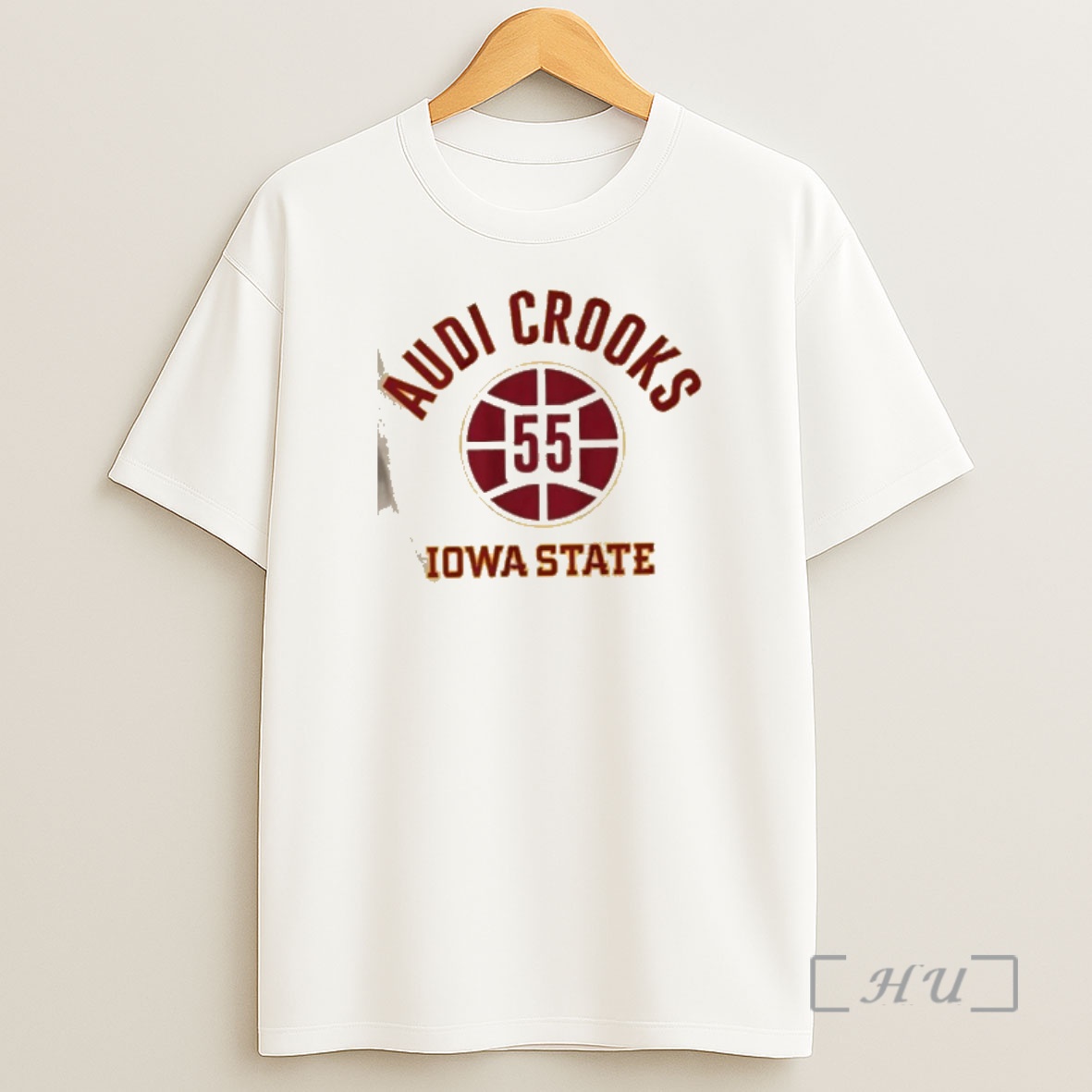 Officials Iowa State Wbb Audi Crooks Name Number Ball 55 Shirt Sweatshirt Tee