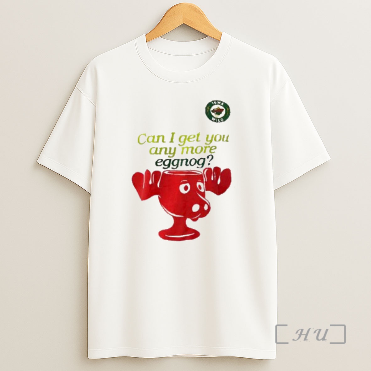 Officials Iowa Wild Can I Get You Any More Eggnog Shirt Sweatshirt Tee