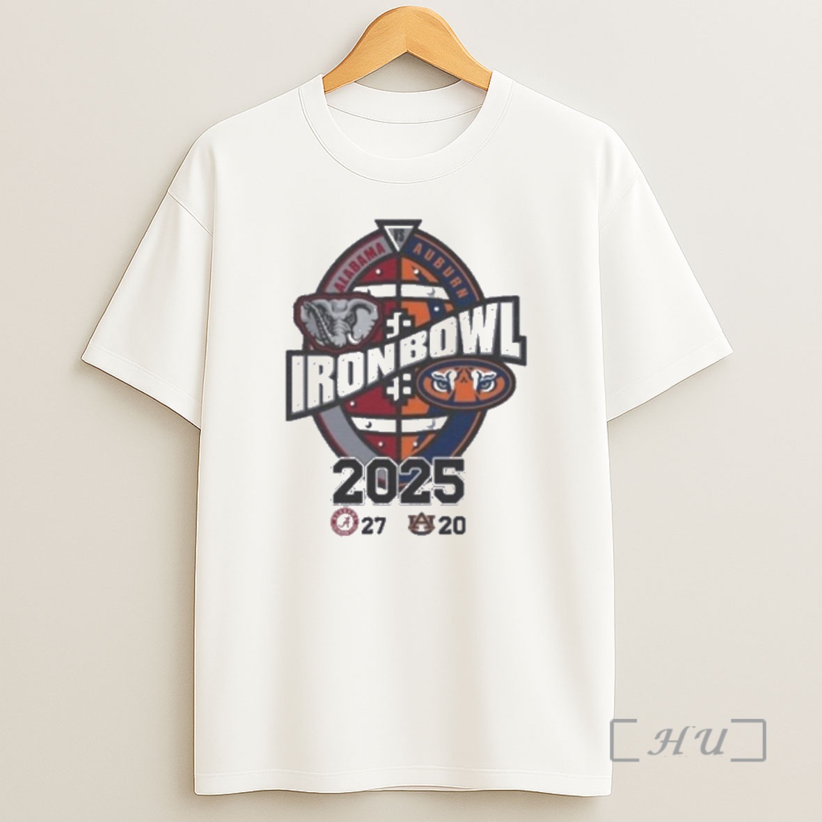 Officials Iron Bowl Alabama Vs Auburn 2025 Score 27 20 Premium Shirt Sweatshirt Tee