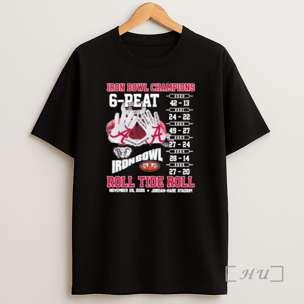 Officials Iron Bowl Champions 2025 Alabama Beat Auburn 6 Peat Premium Shirt Sweatshirt Tee