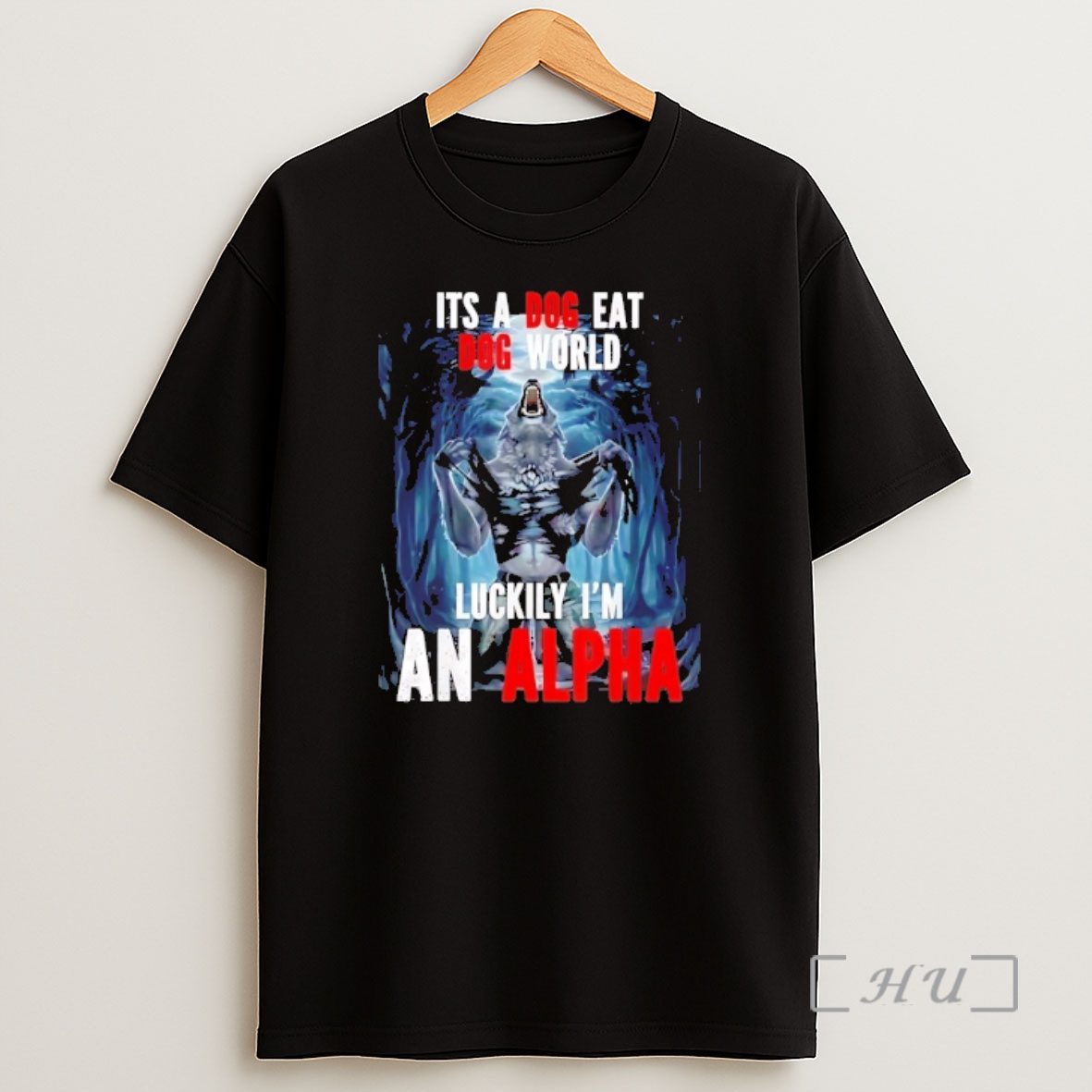 Officials Its A Dog Eat Do World Luckily Im An Alpha Premium Shirt Sweatshirt Tee