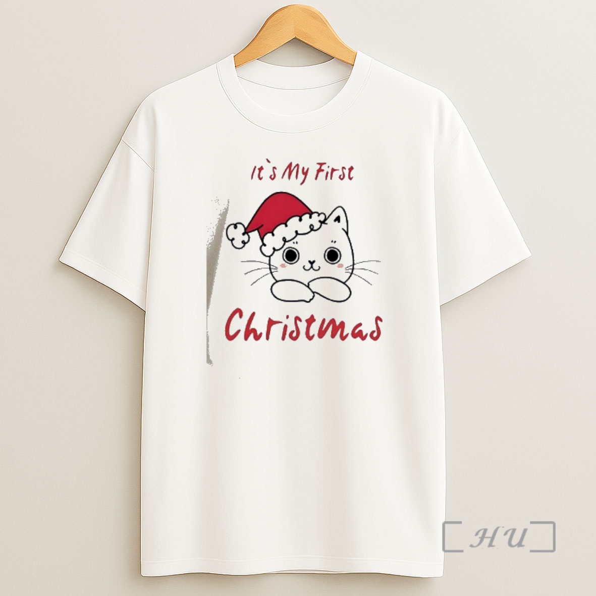 Officials Its My First Christmas Cute Cat Premium Shirt Sweatshirt Tee