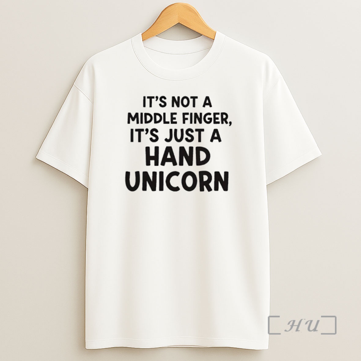 Officials Its Not A Middle Finger Im Just Making A Hand Unicorn Text Shirt Sweatshirt Tee