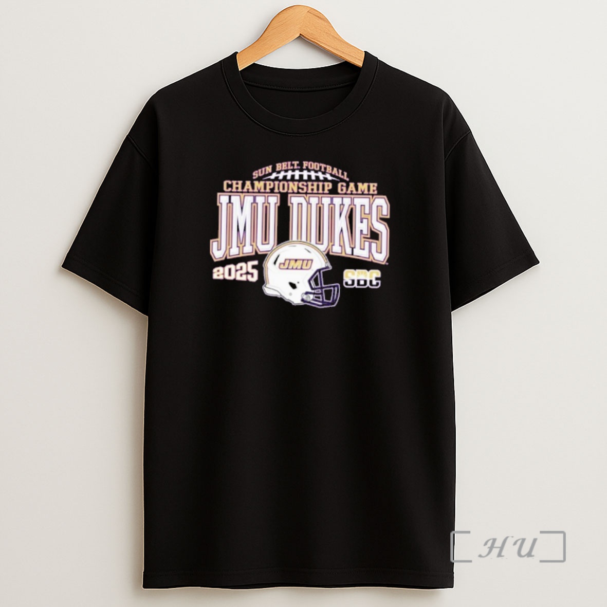 Officials Jmu Dukes 2025 Sbc Sun Belt Football Championship Game Shirt Sweatshirt Tee