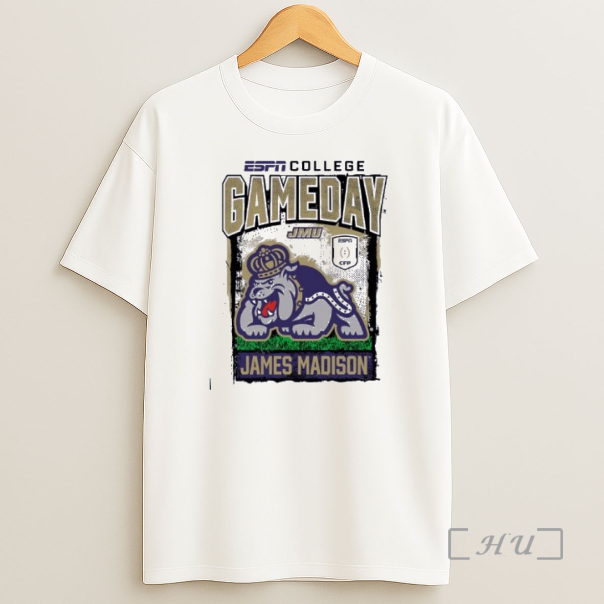 Officials Jmu Dukes Cfp Gameday 1st Round Mascot James Madison Shirt Sweatshirt Tee