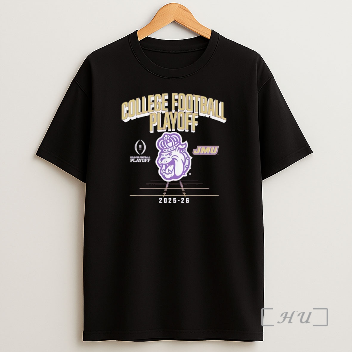 Officials Jmu Football College Football Playoff Mascot 2025 26 Shirt Sweatshirt Tee