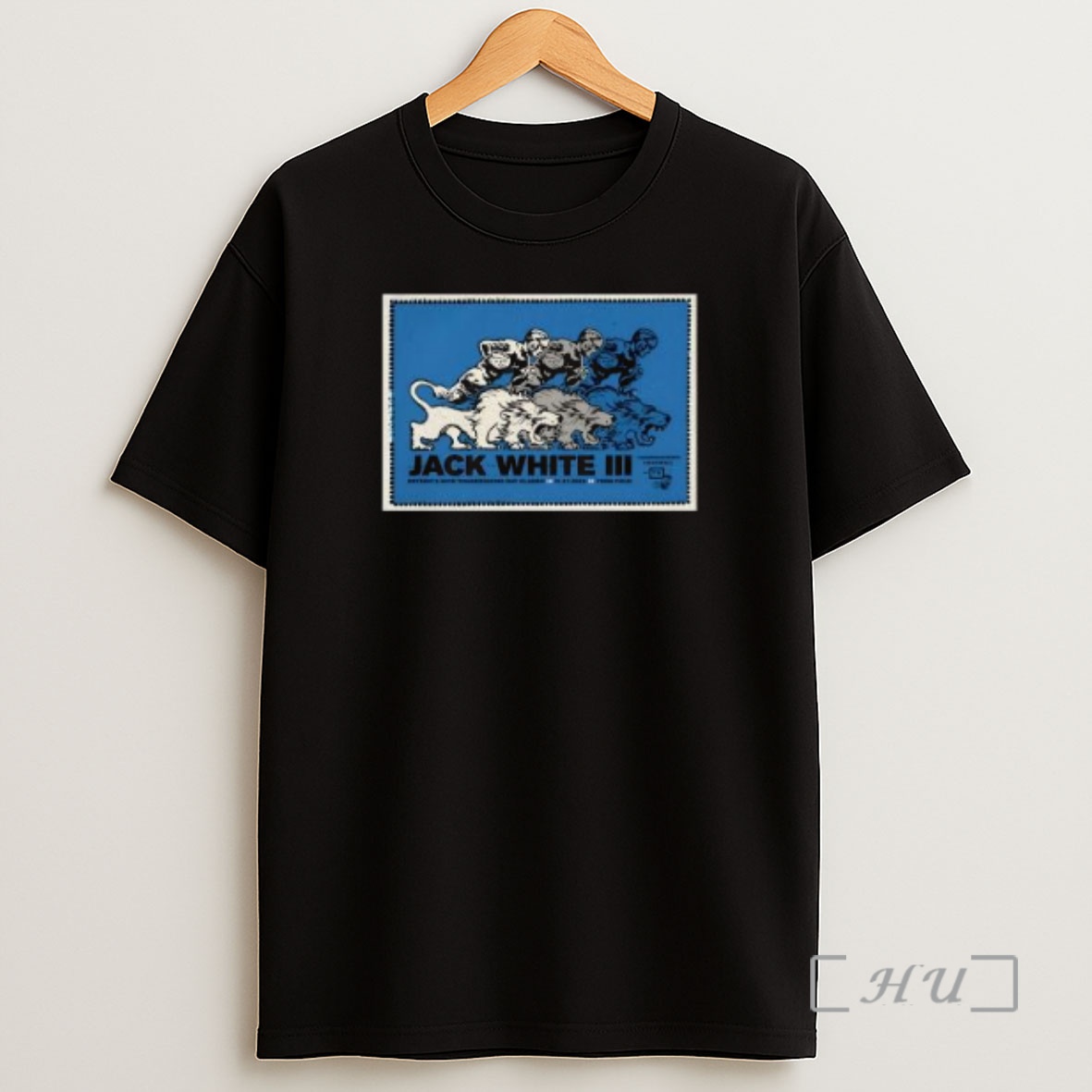 Officials Jack White November 27 2025 Ford Field In Detroit Mi Circle Black Shirt Sweatshirt Tee