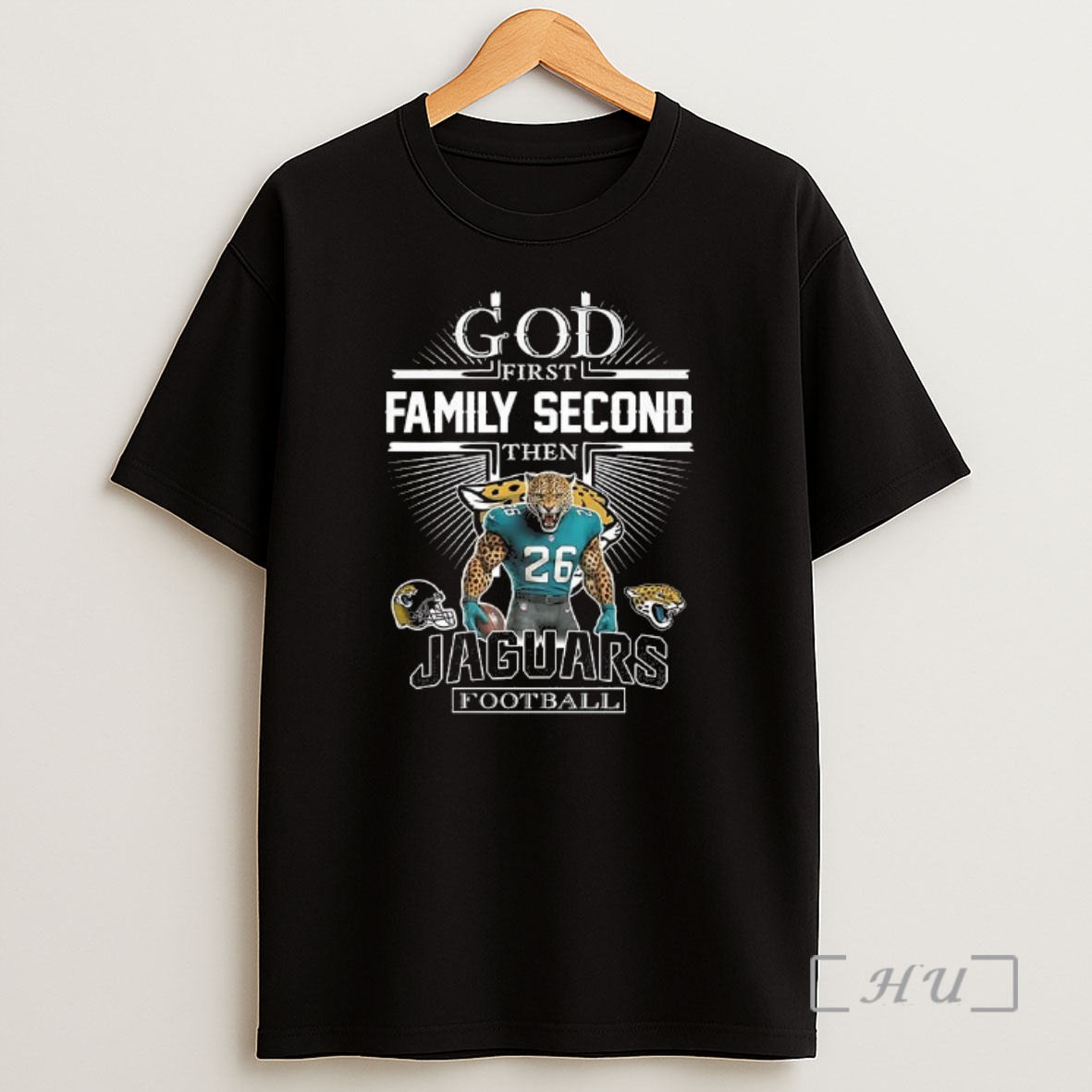 Officials Jacksonville Jaguars God First Family Second Then Jaguars Football Christian Mascot Shirt Sweatshirt Tee