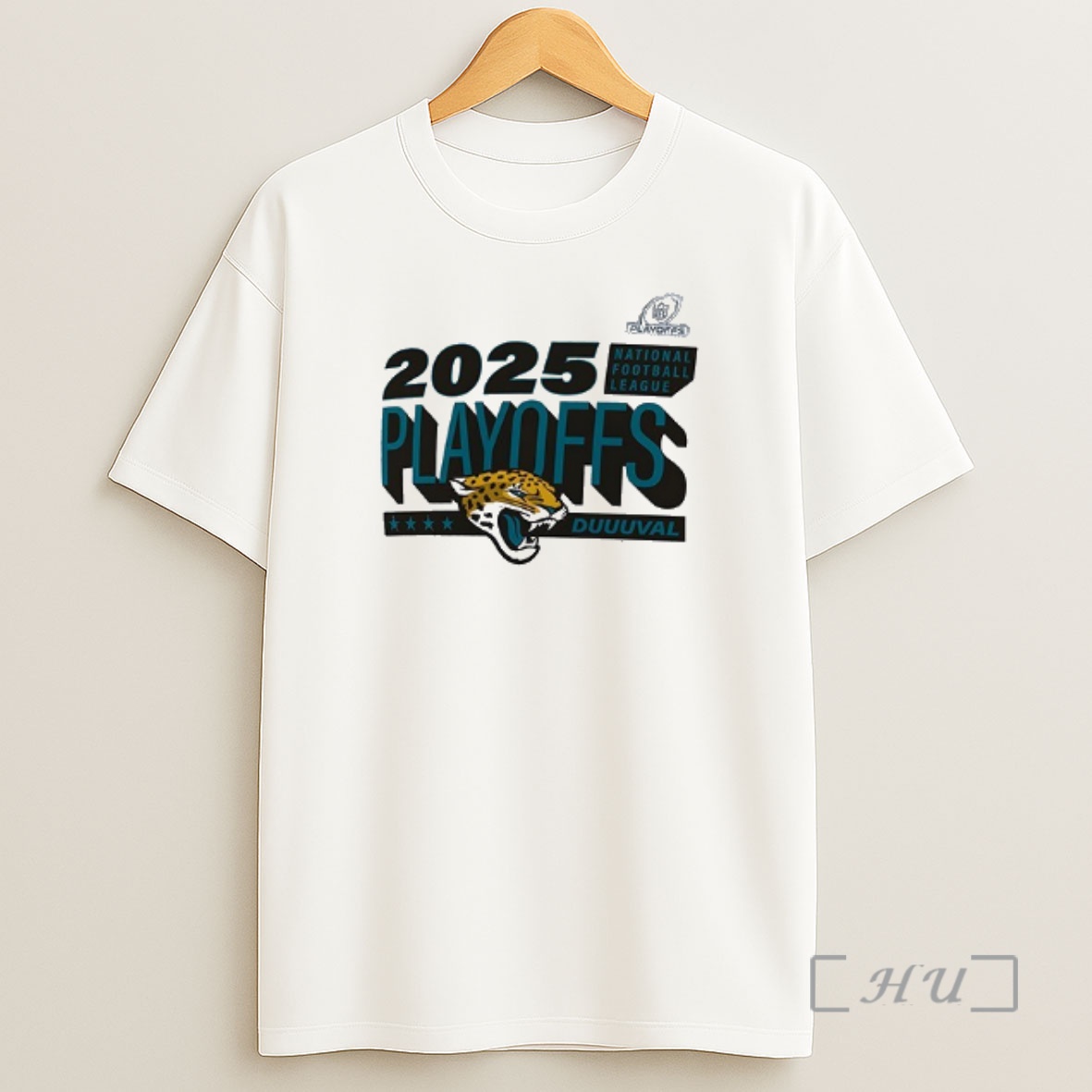 Officials Jacksonville Jaguars Duuuval 2025 Nfl Playoffs Double Sided Graphic Shirt Sweatshirt Tee