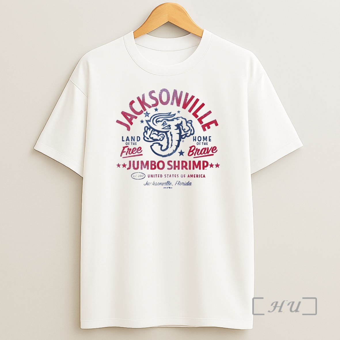 Officials Jacksonville Jumbo Shrimp Land Of The Free Home Of The Brave Shirt Sweatshirt Tee