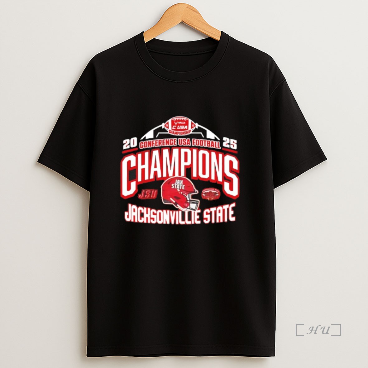 Officials Jacksonville State Gamecocks Conference Usa Champions 2025 Football Premium Shirt Sweatshirt Tee