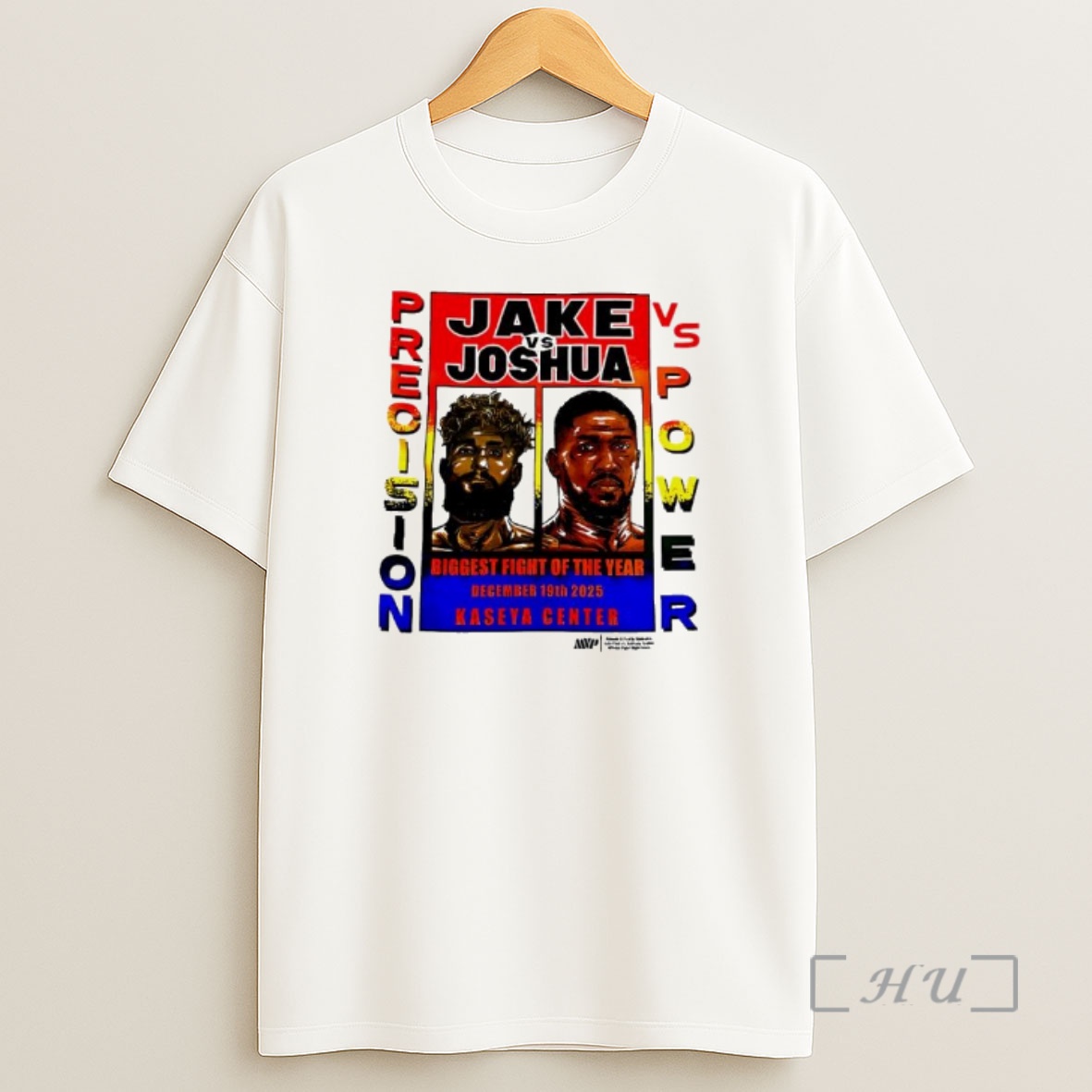 Officials Jake Vs Joshua Precision Vs Power Biggest Fight Of The Year Shirt Sweatshirt Tee