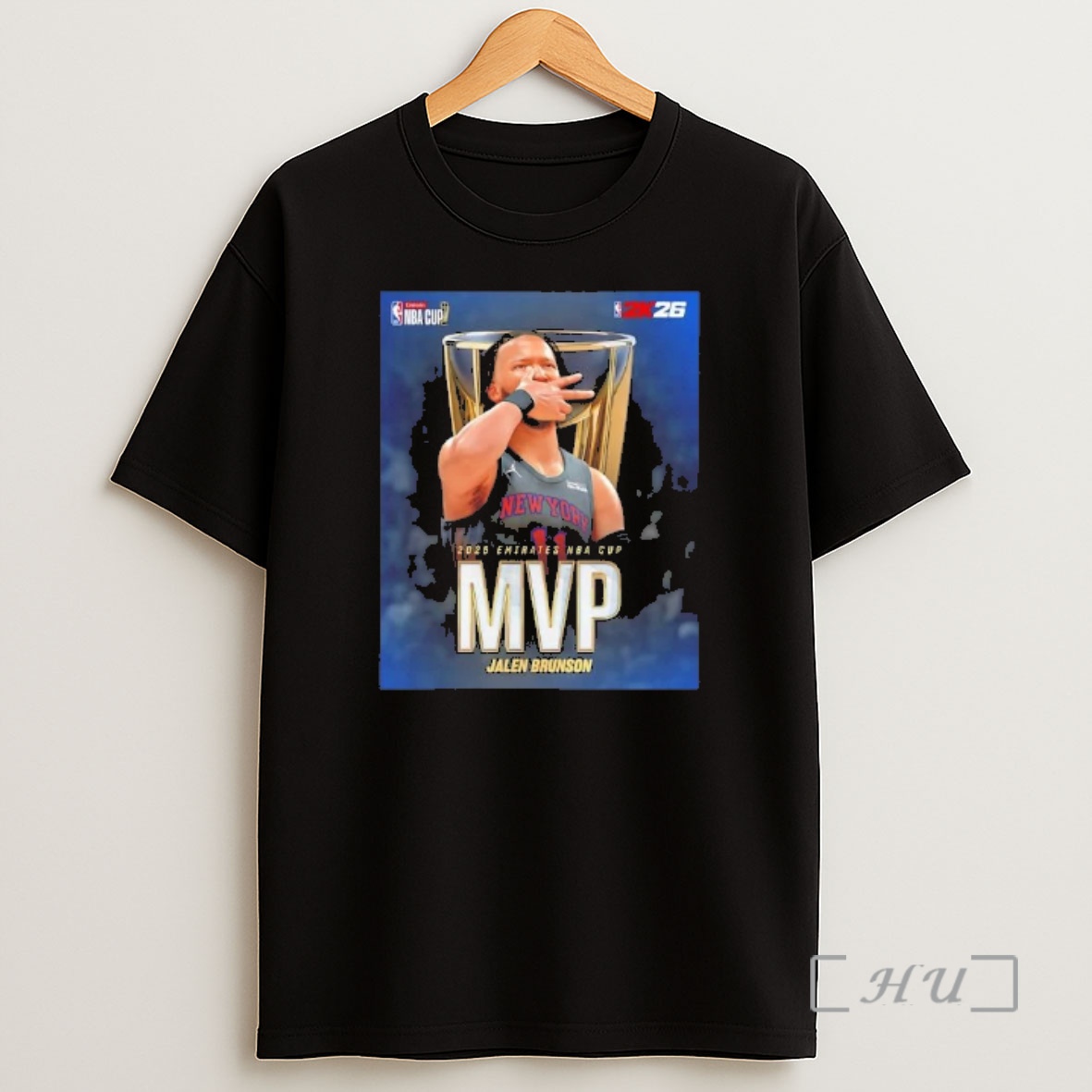 Officials Jalen Brunson 2025 Emirates Nba Cup Mvp Shirt Sweatshirt Tee