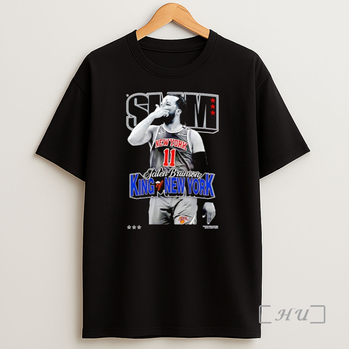 Officials Jalen Brunson King Of New York Knicks Slam Cover Premium Shirt Sweatshirt Tee