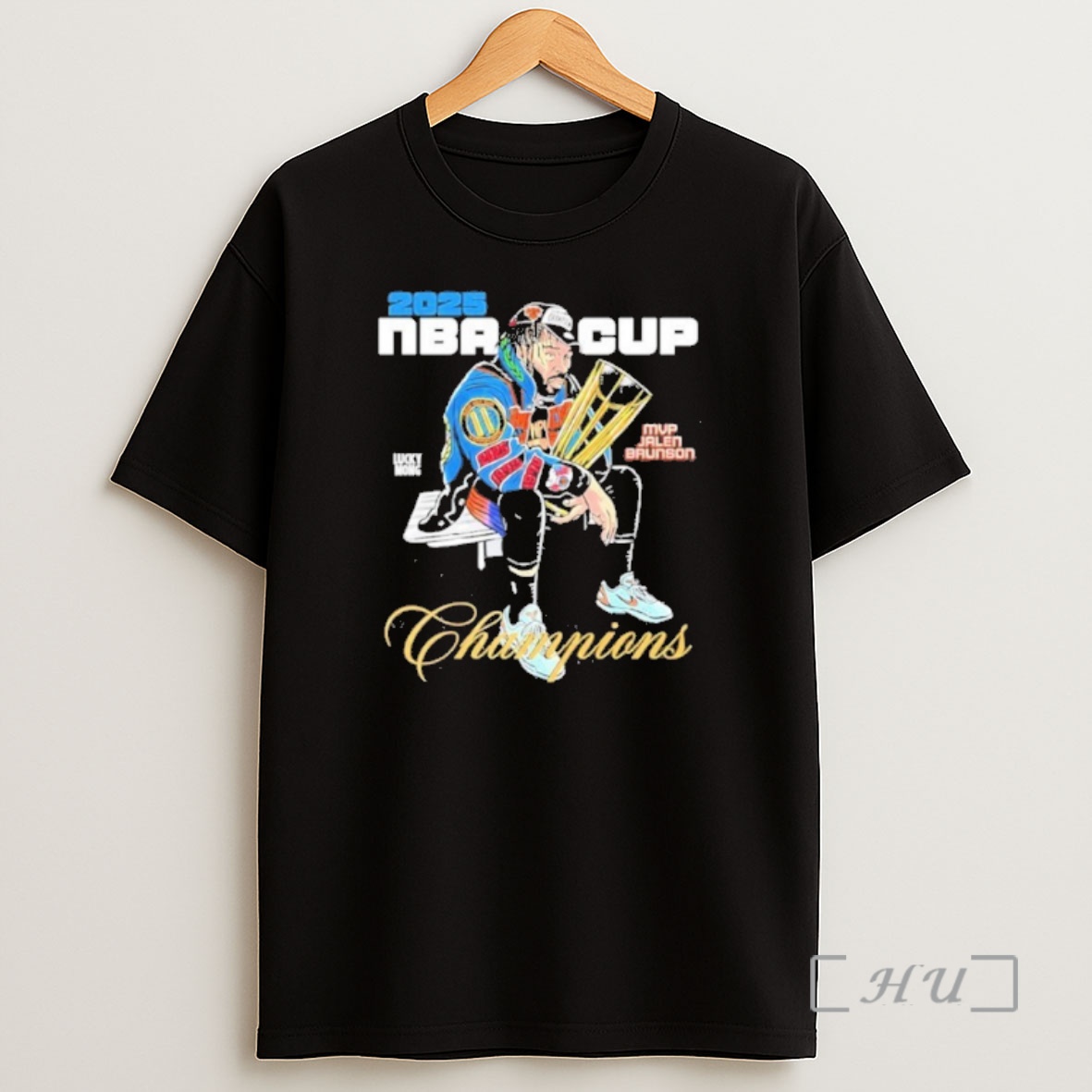 Officials Jalen Brunson New York Knicks 2025 Nba Cup Champions Mvp Shirt Sweatshirt Tee