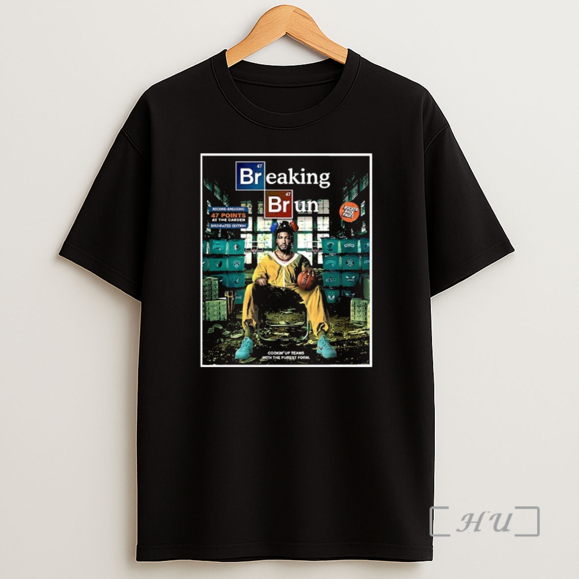 Officials Jalen Brunson New York Knicks Nba Breaking Brun Parody 47 Points At The Garden Shirt Sweatshirt Tee