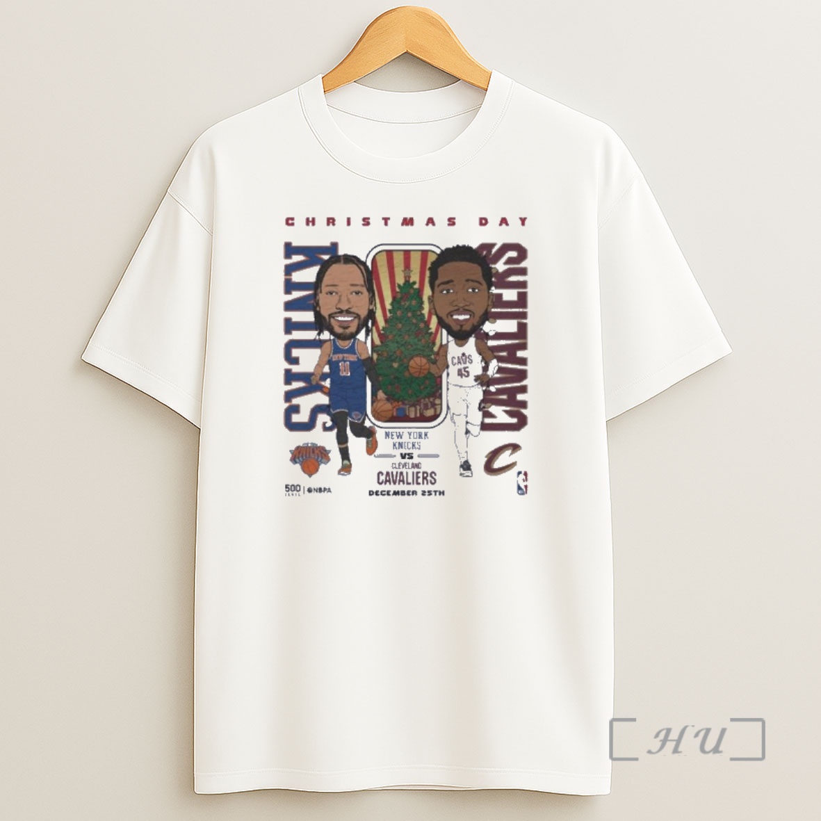 Officials Jalen Brunson Vs Donovan Mitchell 2025 Nba Christmas Day Match Up Shirt Sweatshirt Tee