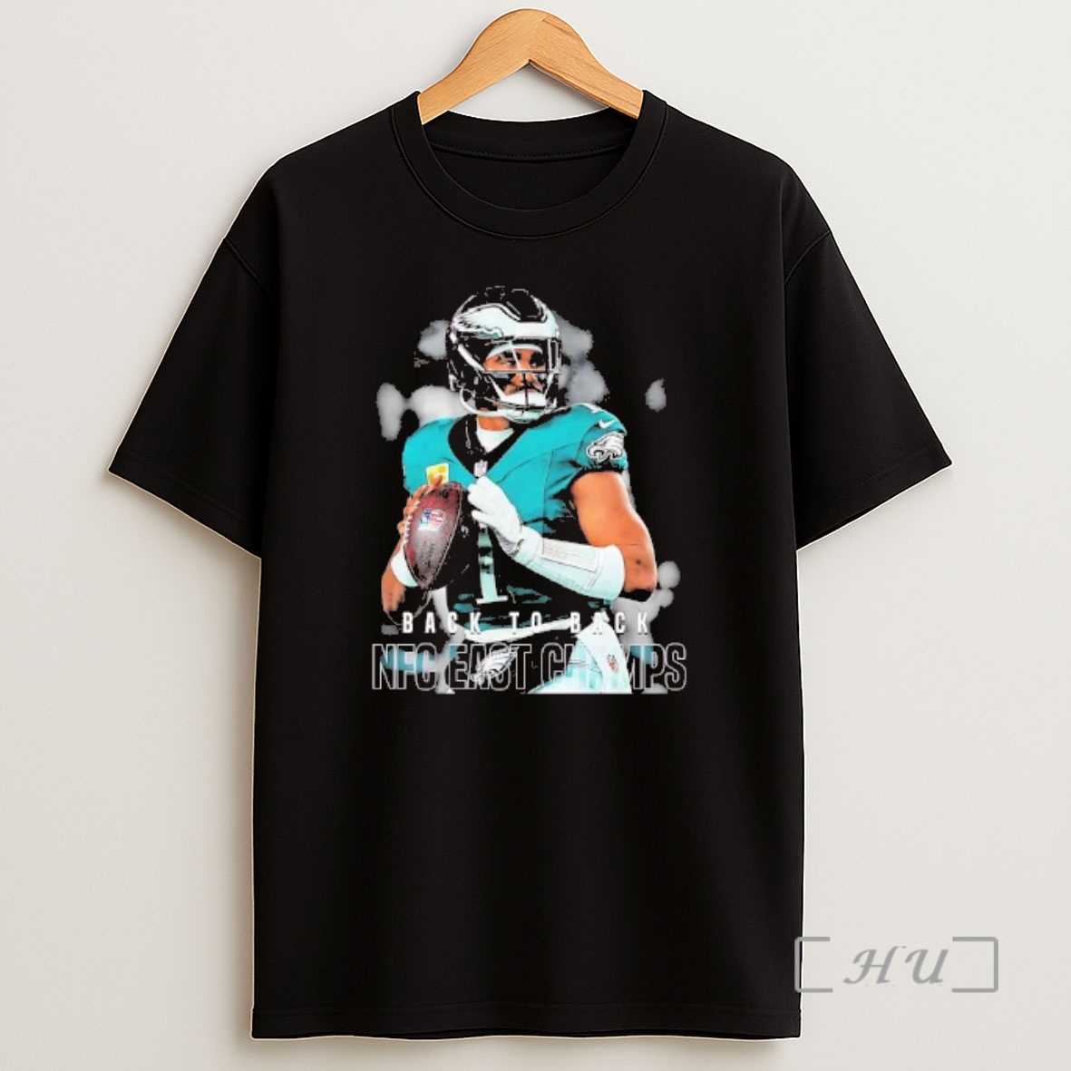 Officials Jalen Hurts 2025 Back To Back Nfc East Champs Shirt Sweatshirt Tee