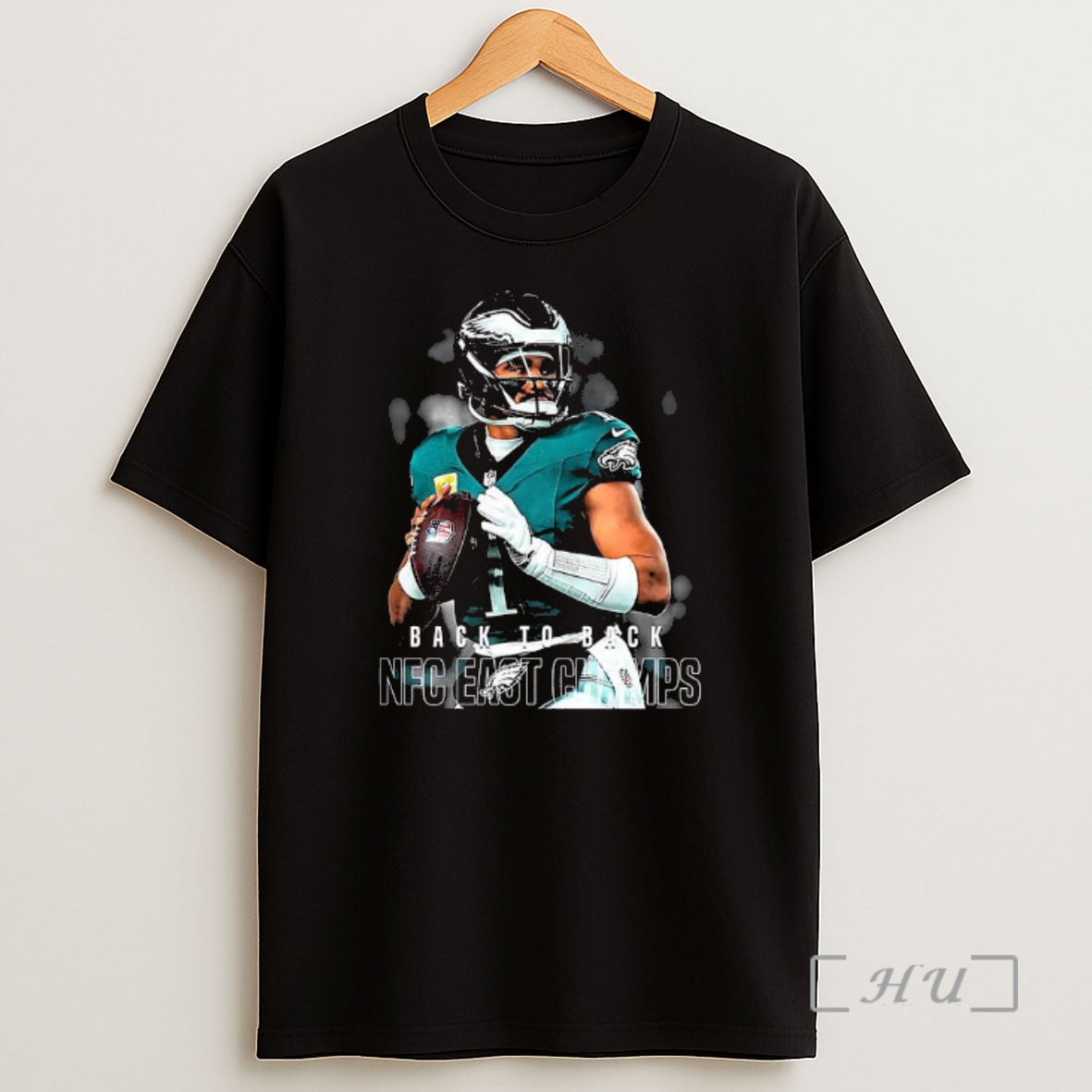 Officials Jalen Hurts Philadelphia Eagles 2025 Back To Back Nfc East Champs Shirt Sweatshirt Tee