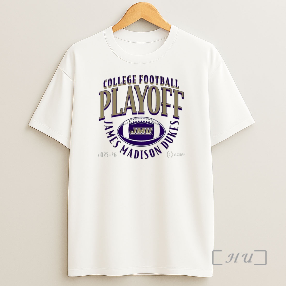 Officials James Madison Dukes 2025 2026 College Football Playoff Curve Logo Circle Shirt Sweatshirt Tee
