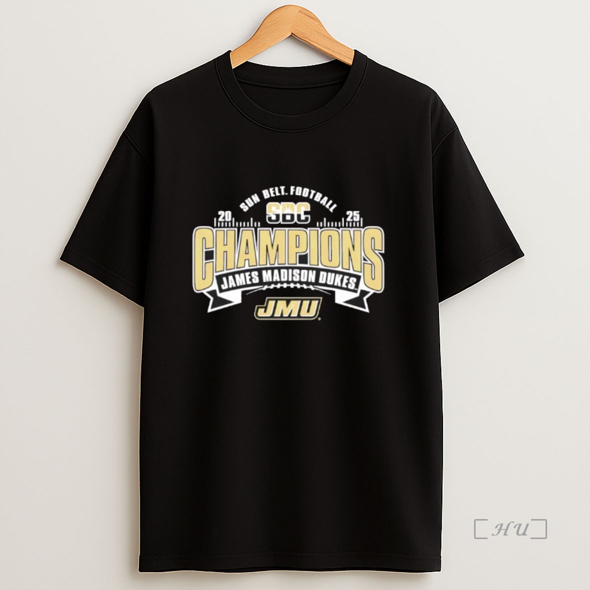 Officials James Madison Dukes 2025 Sun Belt Conference Champions Locker Room Premium Shirt Sweatshirt Tee