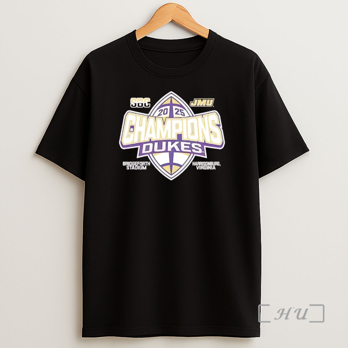 Officials James Madison Dukes 2025 Sun Belt Football Champions Premium Shirt Sweatshirt Tee 1