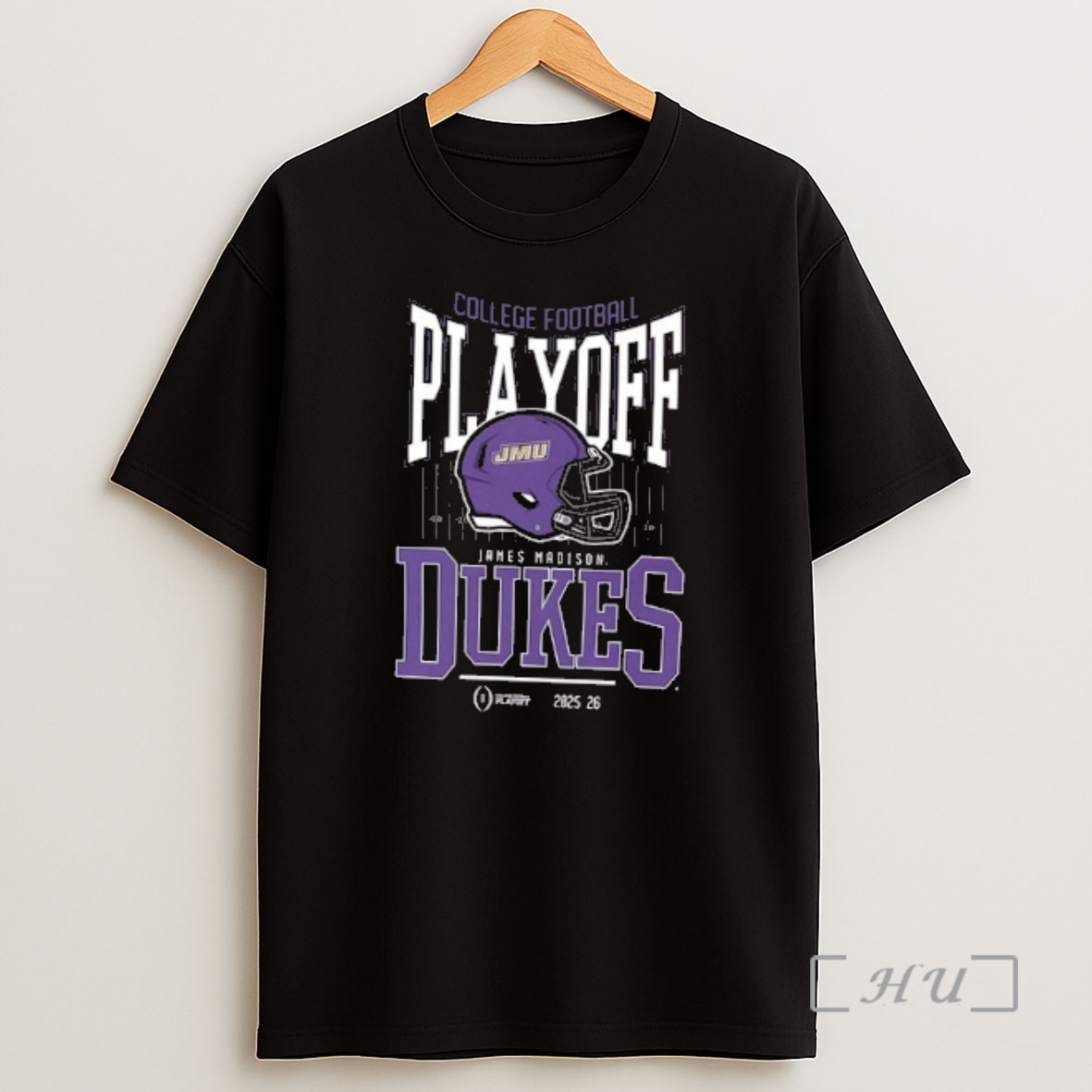 Officials James Madison Dukes College Football Playoff 2025 26 Helmet 2 Sided Shirt Sweatshirt Tee