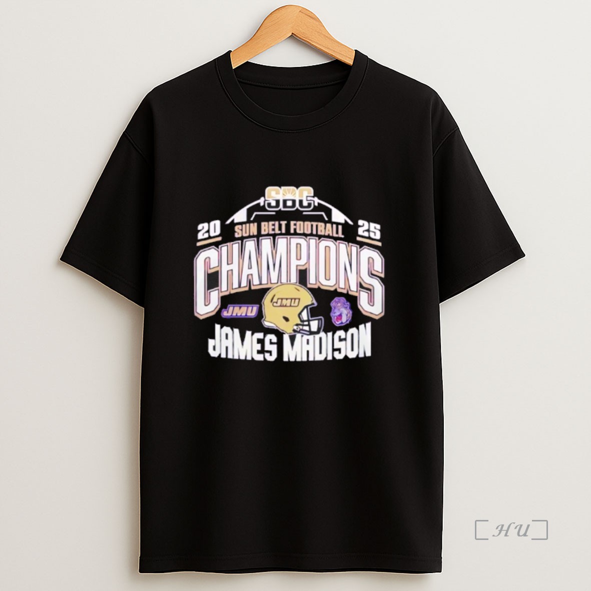 Officials James Madison Dukes Sun Belt Champions 2025 Football Premium Shirt Sweatshirt Tee