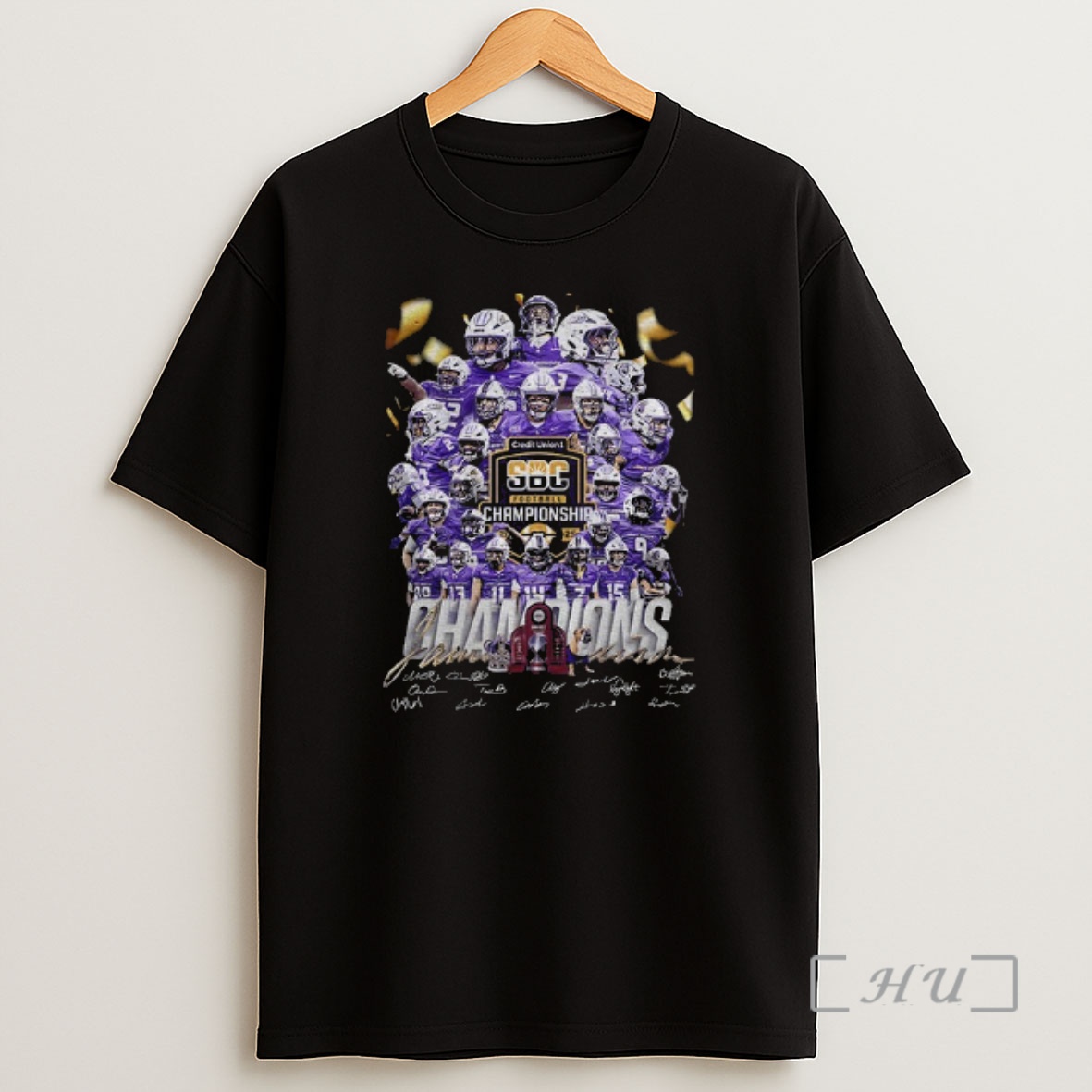 Officials James Madison Dukes Sun Belt Conference 2025 Champions Signatures Premium Shirt Sweatshirt Tee
