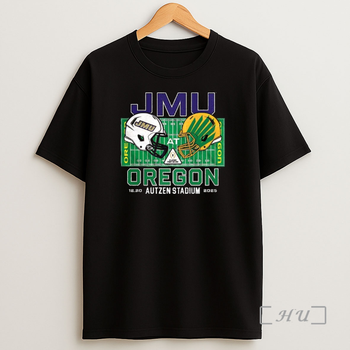 Officials James Madison Dukes Vs Oregon Ducks Ncaa Cfp 2025 Autzen Field Helmet Shirt Sweatshirt Tee