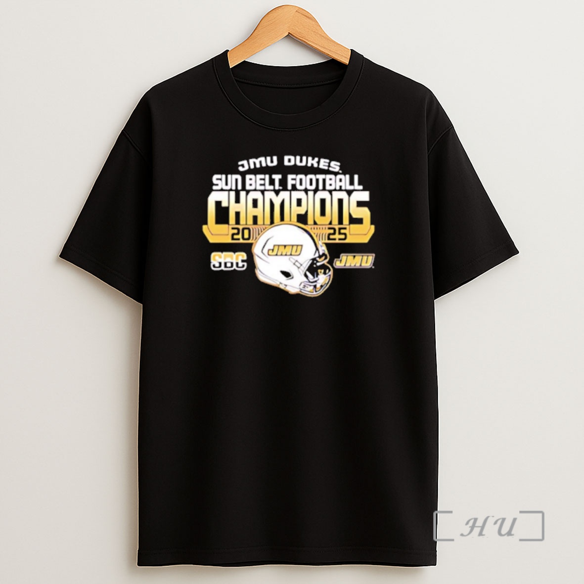 Officials James Madison University Dukes Sun Belt Football Champions 2025 Shirt Sweatshirt Tee