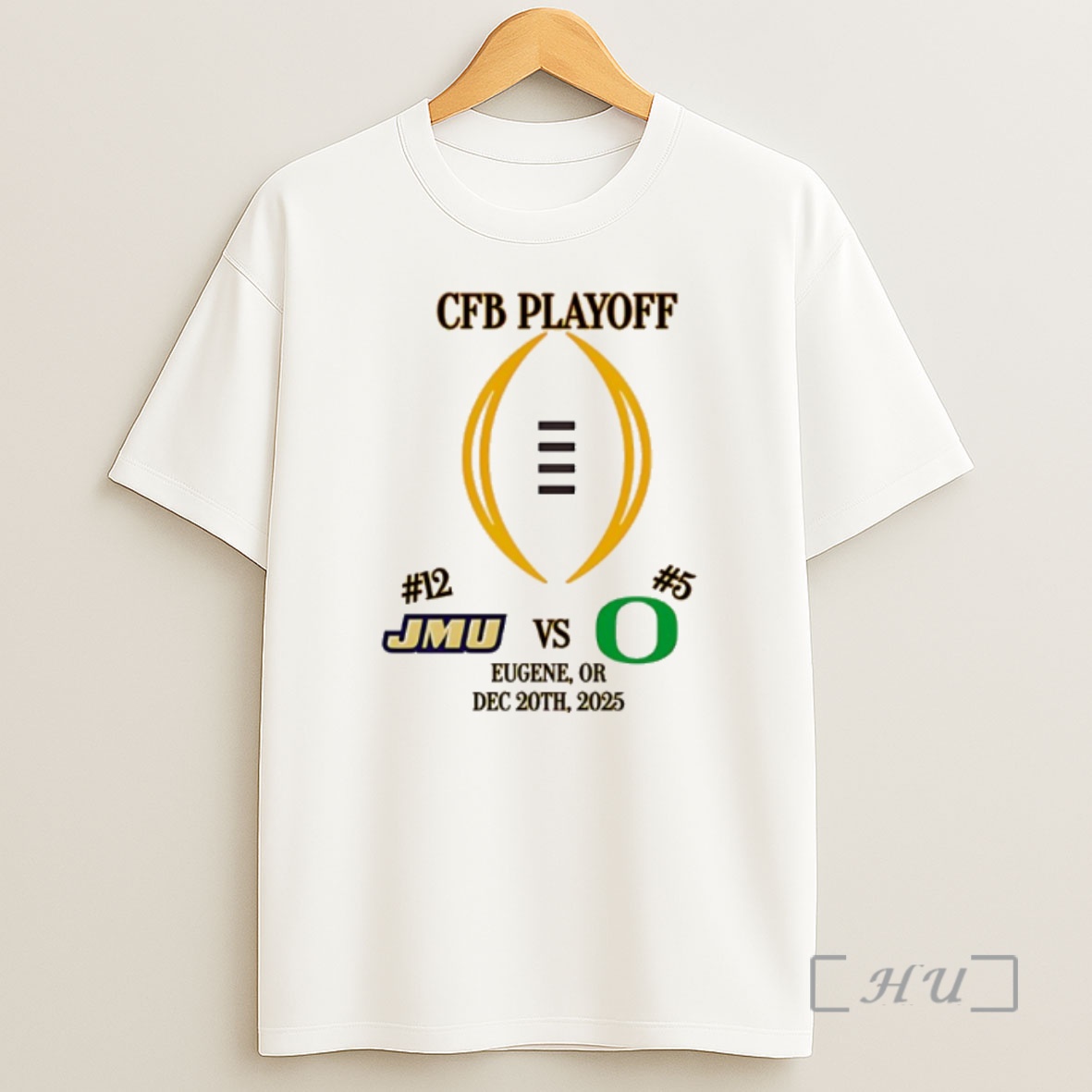 Officials James Madison Vs Oregon 2025 Cfp First Rd Playoff Game 4 Shirt Sweatshirt Tee