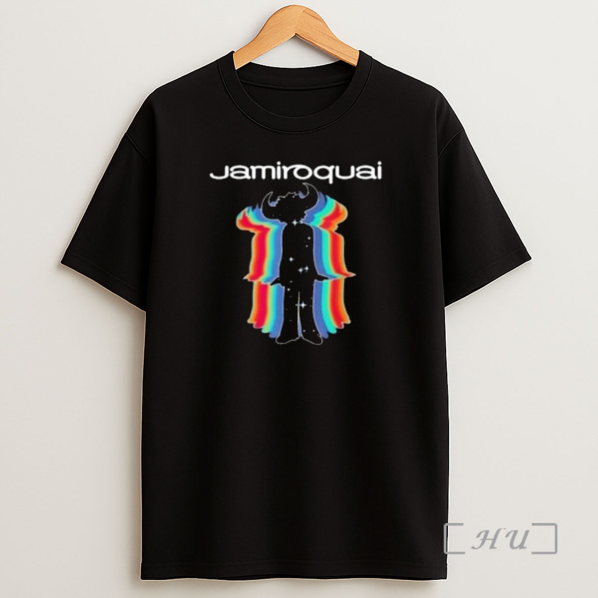 Officials Jamiroquai Rainbow Space Logo Circle Black Premium Shirt Sweatshirt Tee