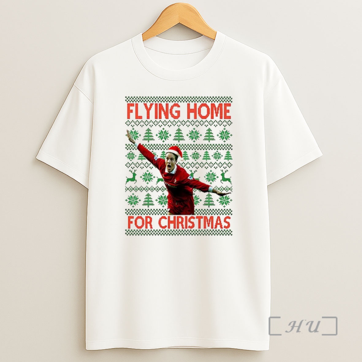 Officials Jan Aage Fjortoft Swindon Town Flying Home For Christmas Ugly Xmas Shirt Sweatshirt Tee