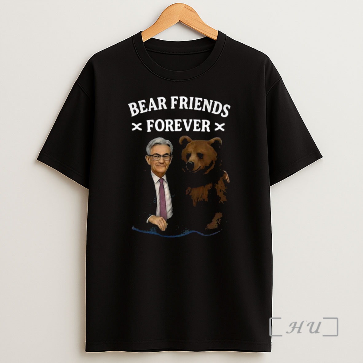 Officials Jerome Powell Bear Friends Forever Premium Shirt Sweatshirt Tee