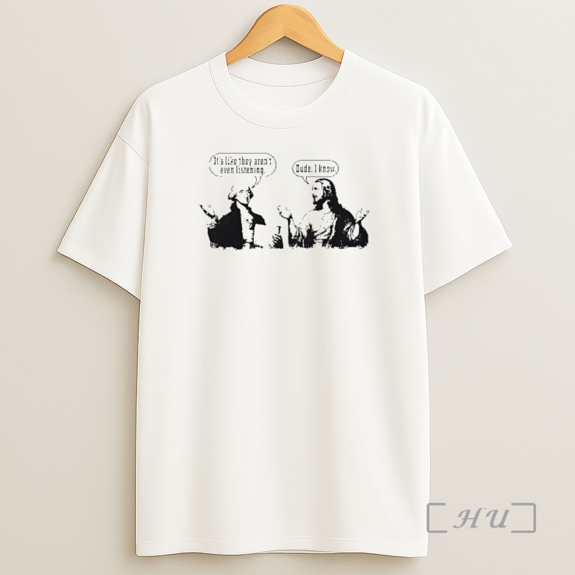 Officials Jesus And George Washington Funny Political Christian Shirt Sweatshirt Tee