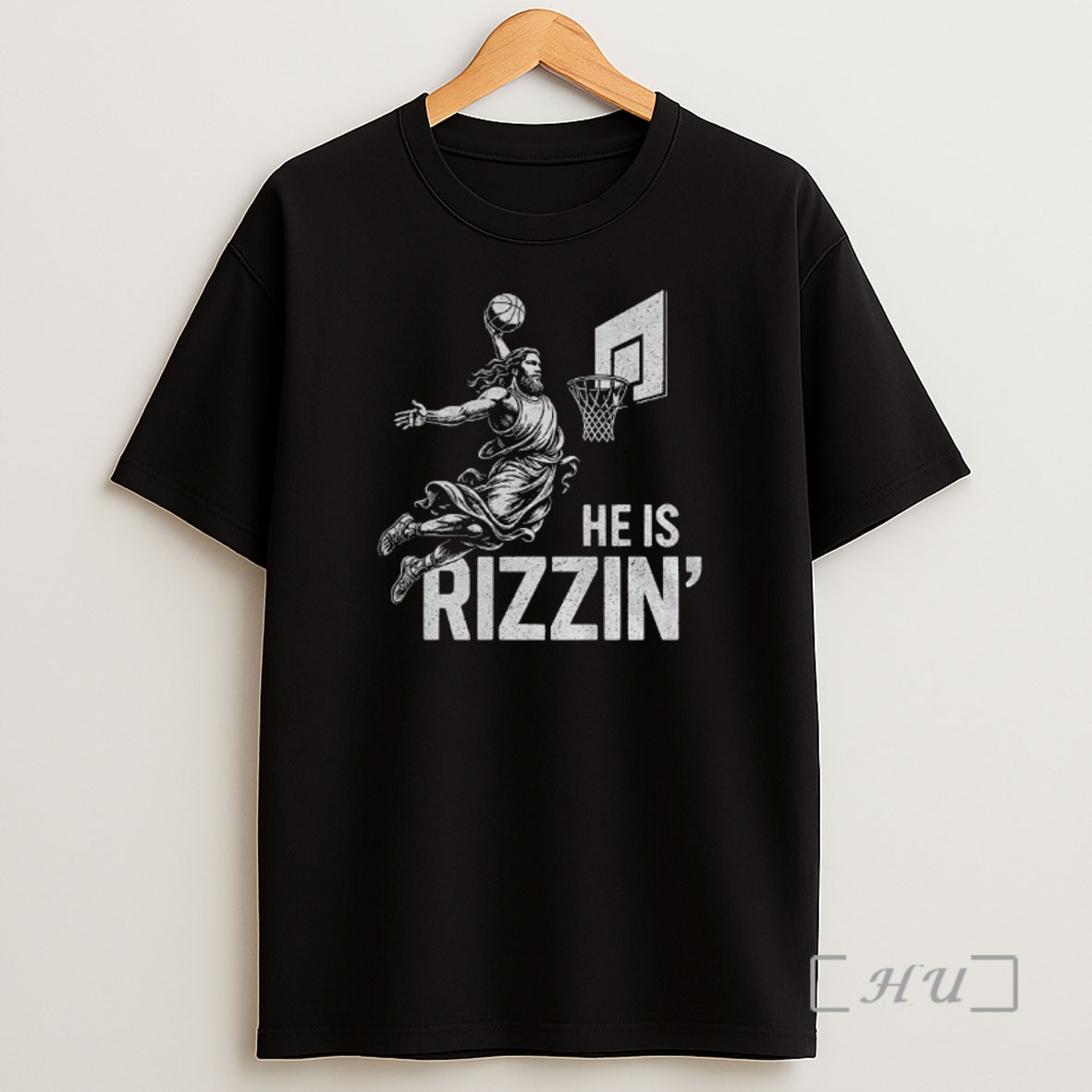 Officials Jesus Basketball He Is Rizzin Vintage Shirt Sweatshirt Tee