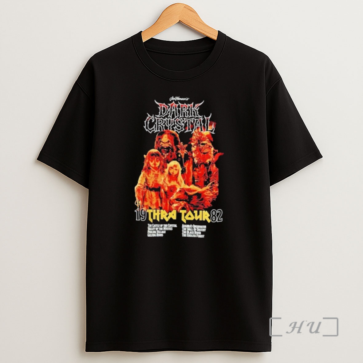 Officials Jim Hensons Dark Crystal Thra Tour 1982 Shirt Sweatshirt Tee