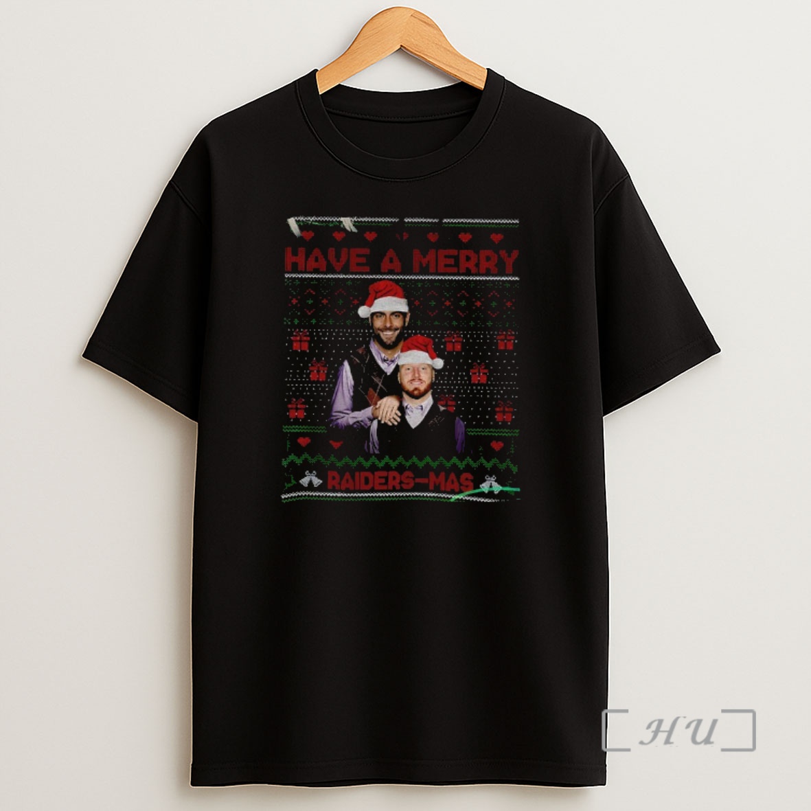 Officials Jimmy Garoppolo And Maxx Crosby Las Vegas Raiders Stepbrothers Have A Merry Raiders Mas Christmas Premium Shirt Sweatshirt Tee
