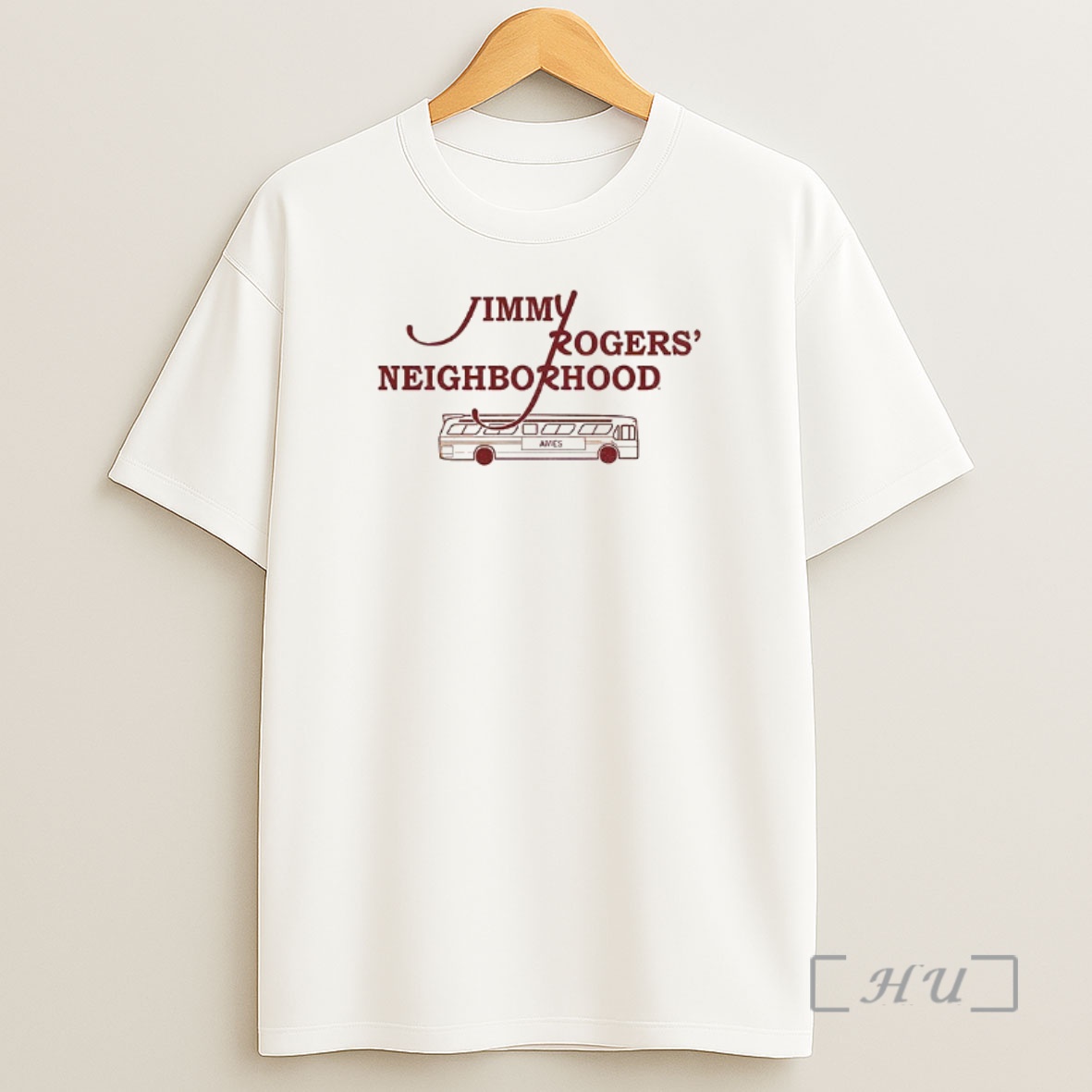 Officials Jimmy Rogers Neighborhood Ames Bus Shirt Sweatshirt Tee
