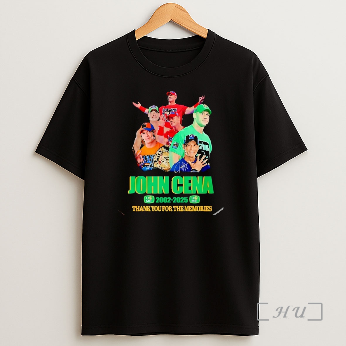 Officials John Cena 23 Years 2002 2025 Thank You For The Memories Signature Christmas Shirt Sweatshirt Tee