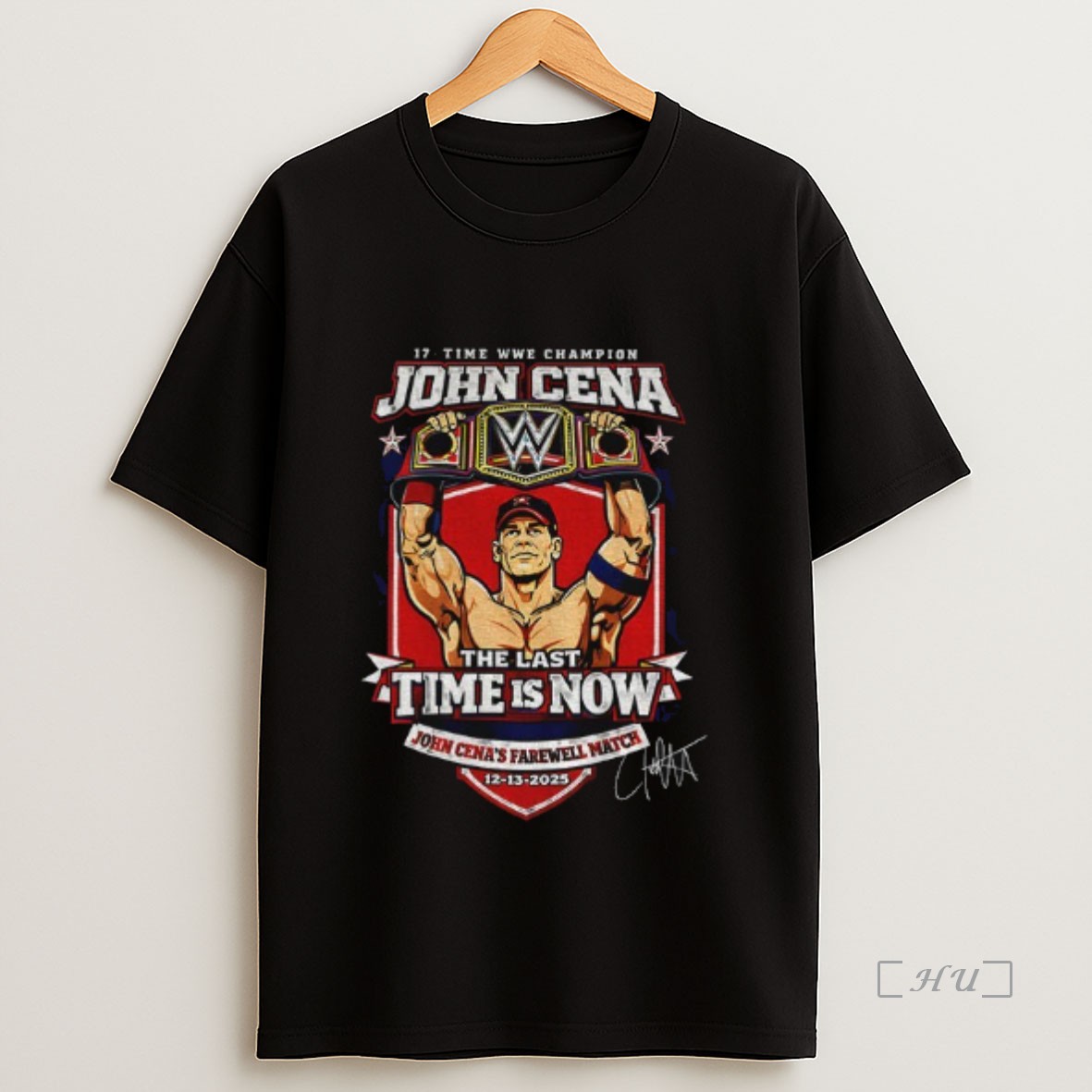 Officials John Cena Farewell Tour Match In Washington The Last Time Is Now Wwe Signature Shirt Sweatshirt Tee
