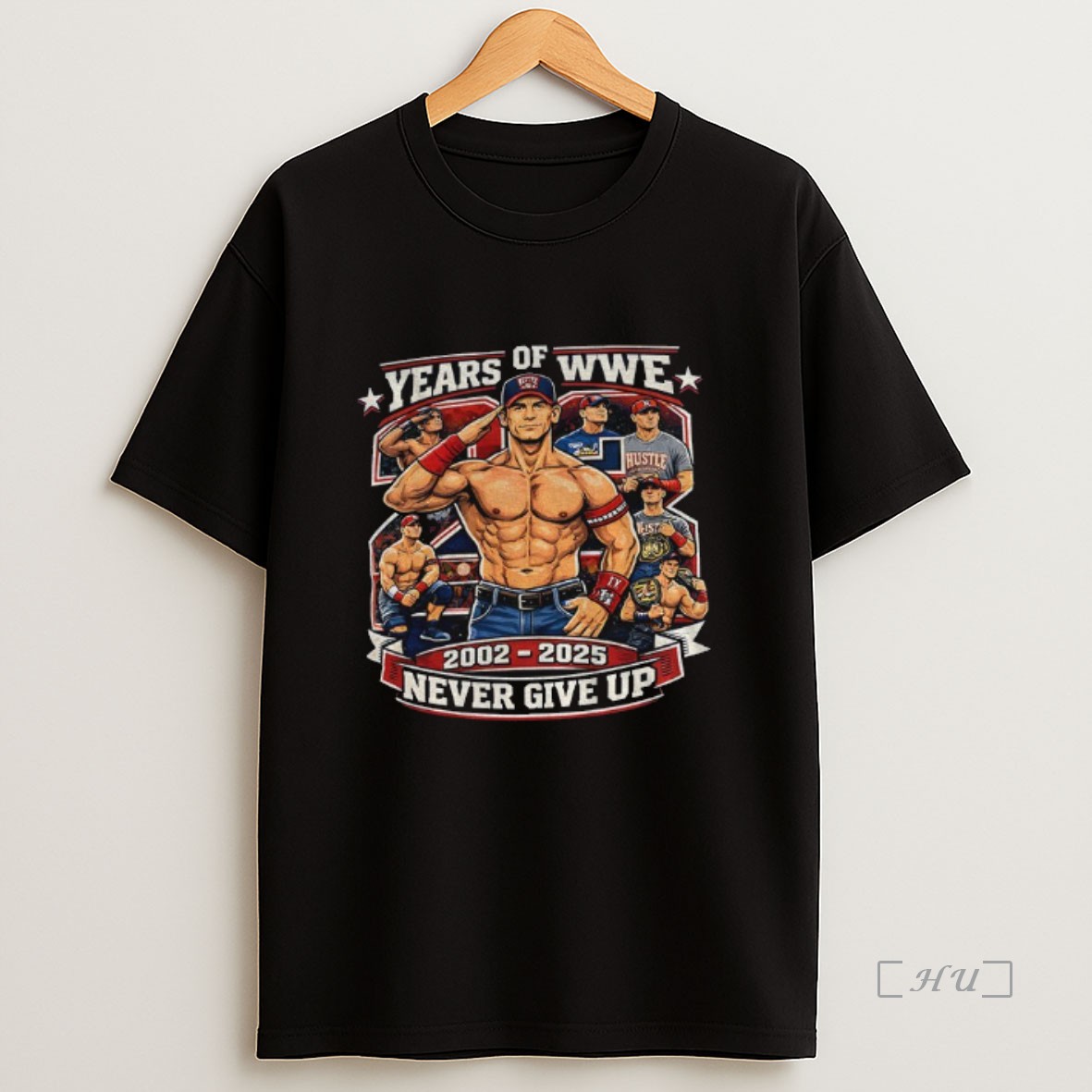 Officials John Cena Farewell Tour Match In Washington Years Of Wwe Never Give Up Shirt Sweatshirt Tee