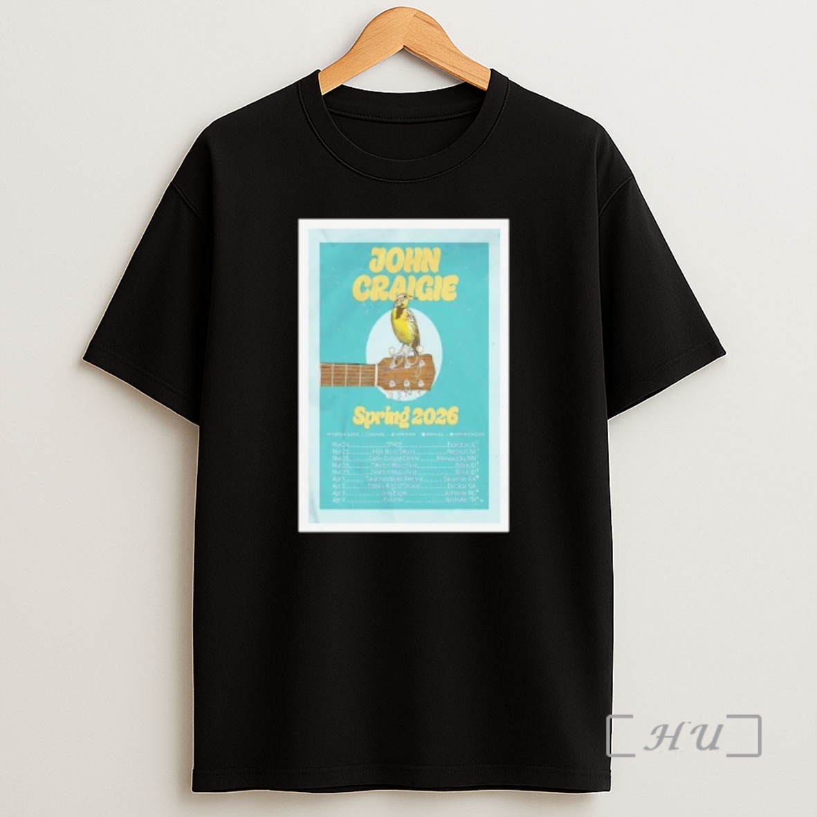 Officials John Craigie Spring Tour 2026 Shirt Sweatshirt Tee